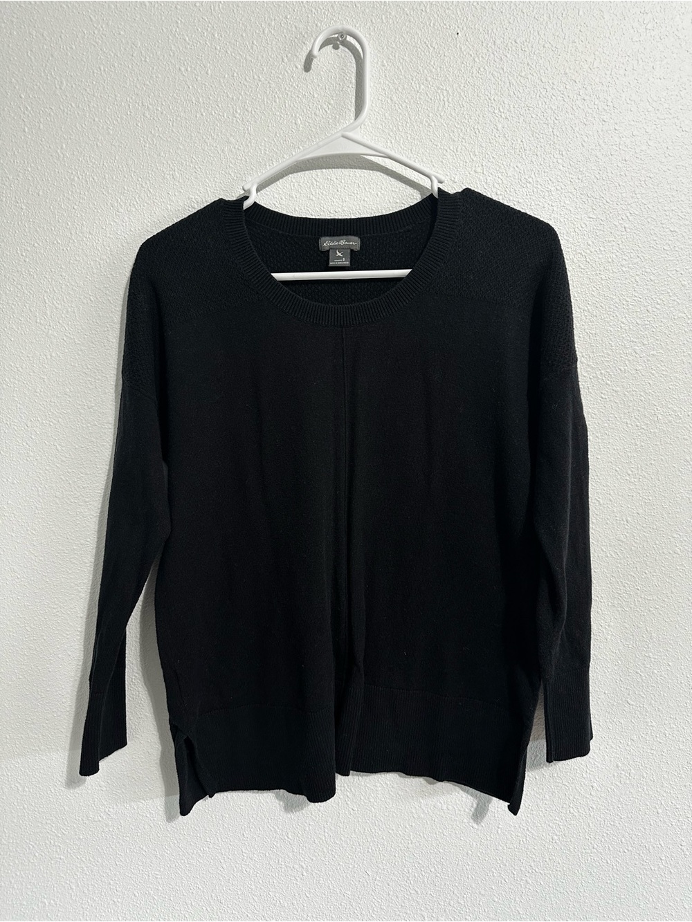 Eddie Bauer Black Crewneck Sweater
